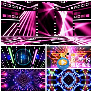 S6521《一路花开》啦啦操 动感炫酷舞蹈文艺汇演大屏背景视频素材