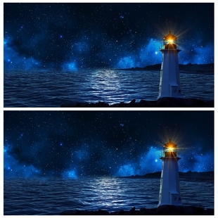 S1336 灯塔 小品 MV节目晚会LED大屏舞台背景视频素材制作