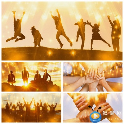 S2130 光辉岁月伴奏 歌曲MV 配乐成品 大屏舞美背景视频素材制作