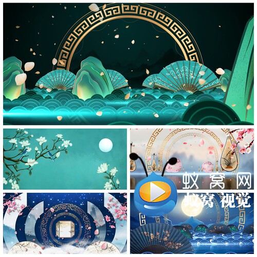 S6539《格格驾到》少儿舞蹈 古风古典 晚会LED大屏背景视频素材
