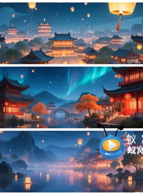 S6918 群舞《花想容 露华浓》唯美国风 古典古风舞蹈背景视频素材