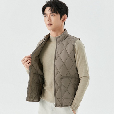 衫宣羽绒棉马甲男秋冬