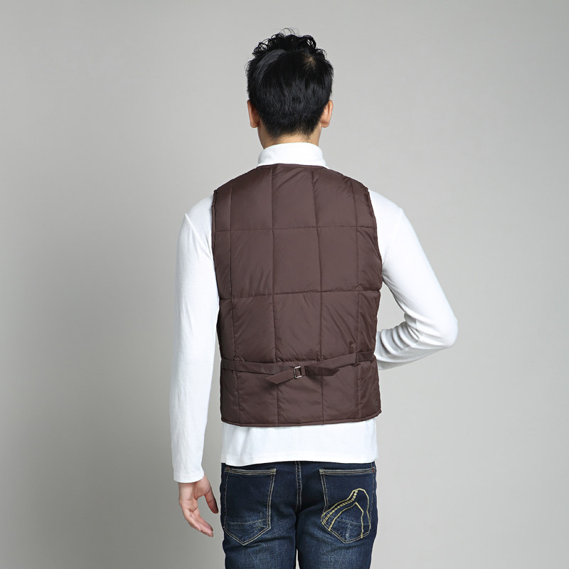 Débardeur homme gilet en nylon pour hiver - Ref 1588655 Image 3