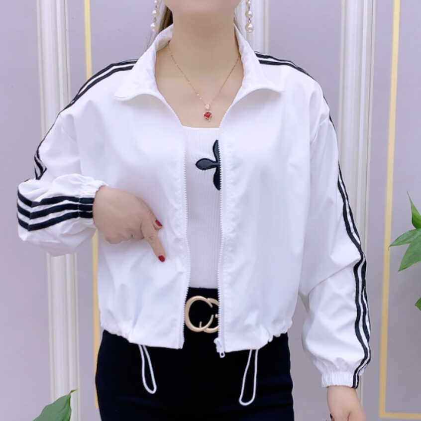 减龄洋气漂亮外套女2025年春季新款时尚百搭撞色休闲短款夹克上衣