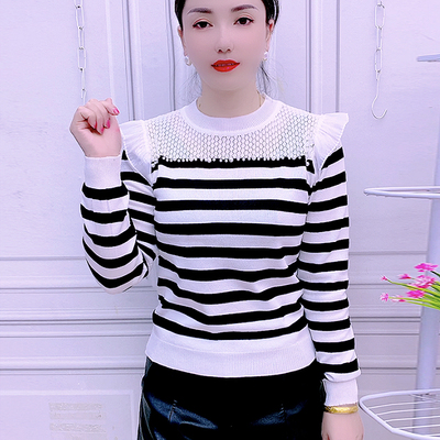 冰丝针织衫女薄款t恤2025新款设计感小众小个子短款法式长袖上衣
