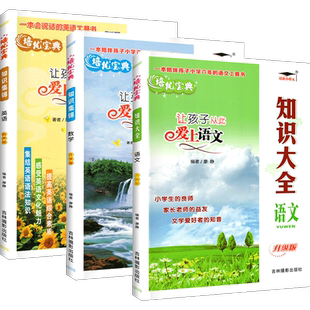 小学语文知识集锦 语文四川专版培优宝典让孩子从此爱上语文 小学语文数学英语培优知识集锦升级版四五六年级小升初重点知识大集结