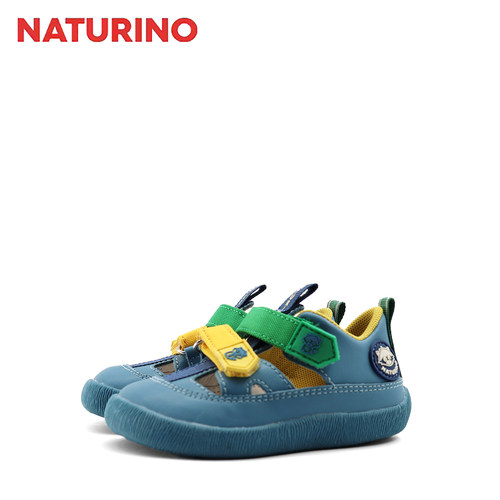 NATURINO那都乐BAREFOOT赤足系列2026包头男女童软底皮凉鞋魔术贴