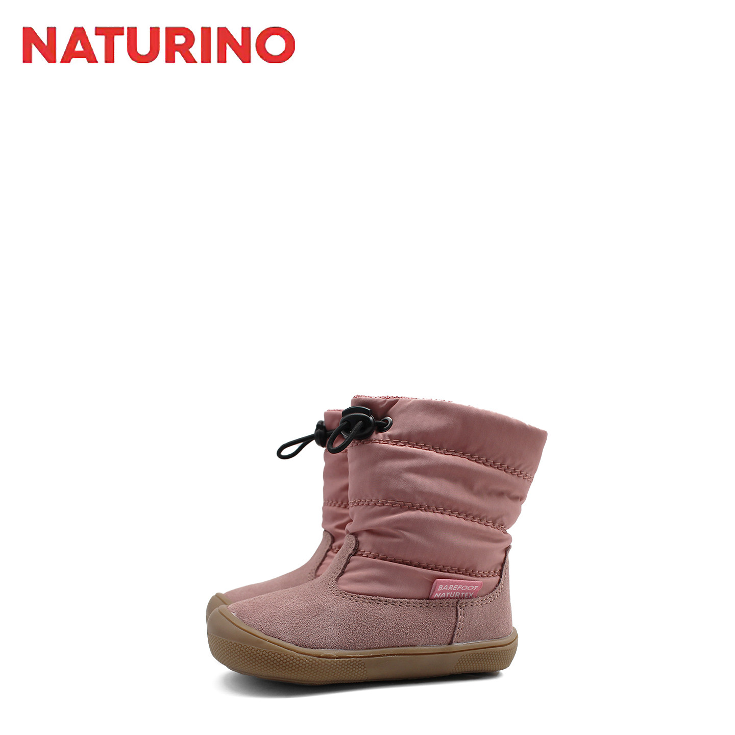 NATURINO那都乐意大利品牌侧拉链毛里男女童保暖靴BAREFOOT系列