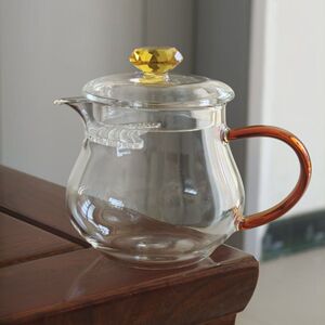 公道杯茶漏一体玻璃耐热加厚分茶器套装绿茶茶具月牙过滤泡茶公杯