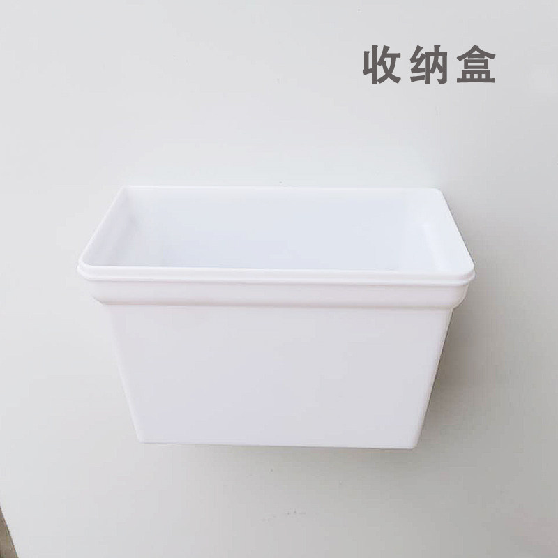 磁性黑板收纳盒可吸附金属黑板擦粉笔大容量文具笔筒