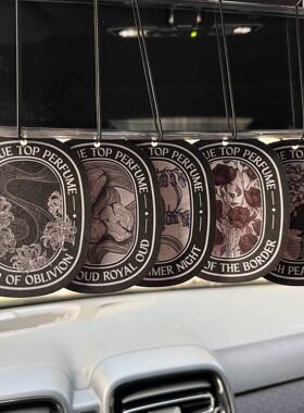 蒂普汽车用高级车载香薰片车内持久祛异味淡香片衣柜香薰香片挂件