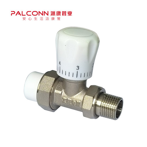 暖气片散热器PB角式直式温控阀
