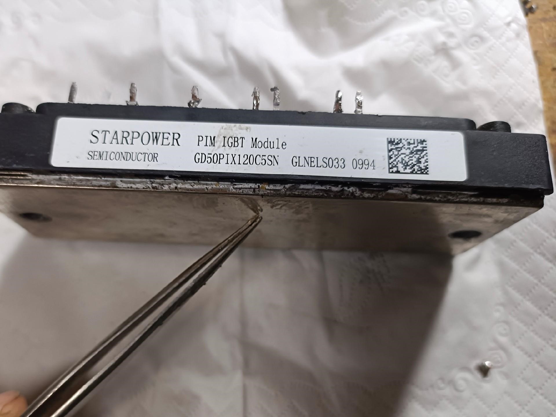 GD50PIX120C5SN，斯达模块，正常拆机，已测试功能