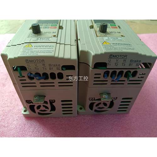 议价频器拆机台达器VF变D007M21频A 0.75KW 变22