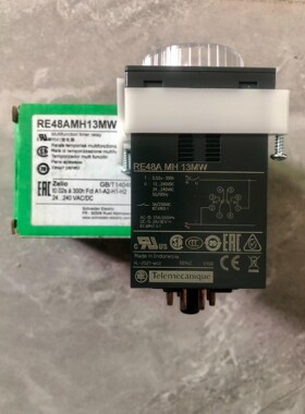 原装正品 全新施耐德 RE48AMH13MW 时间继电器 库