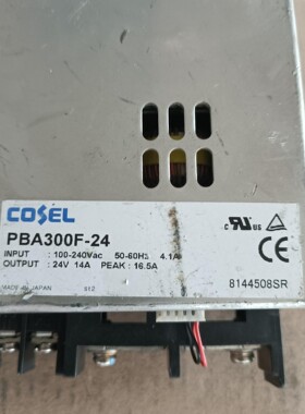 PBA300F-24开关电源24V 14A日本科索COSEL