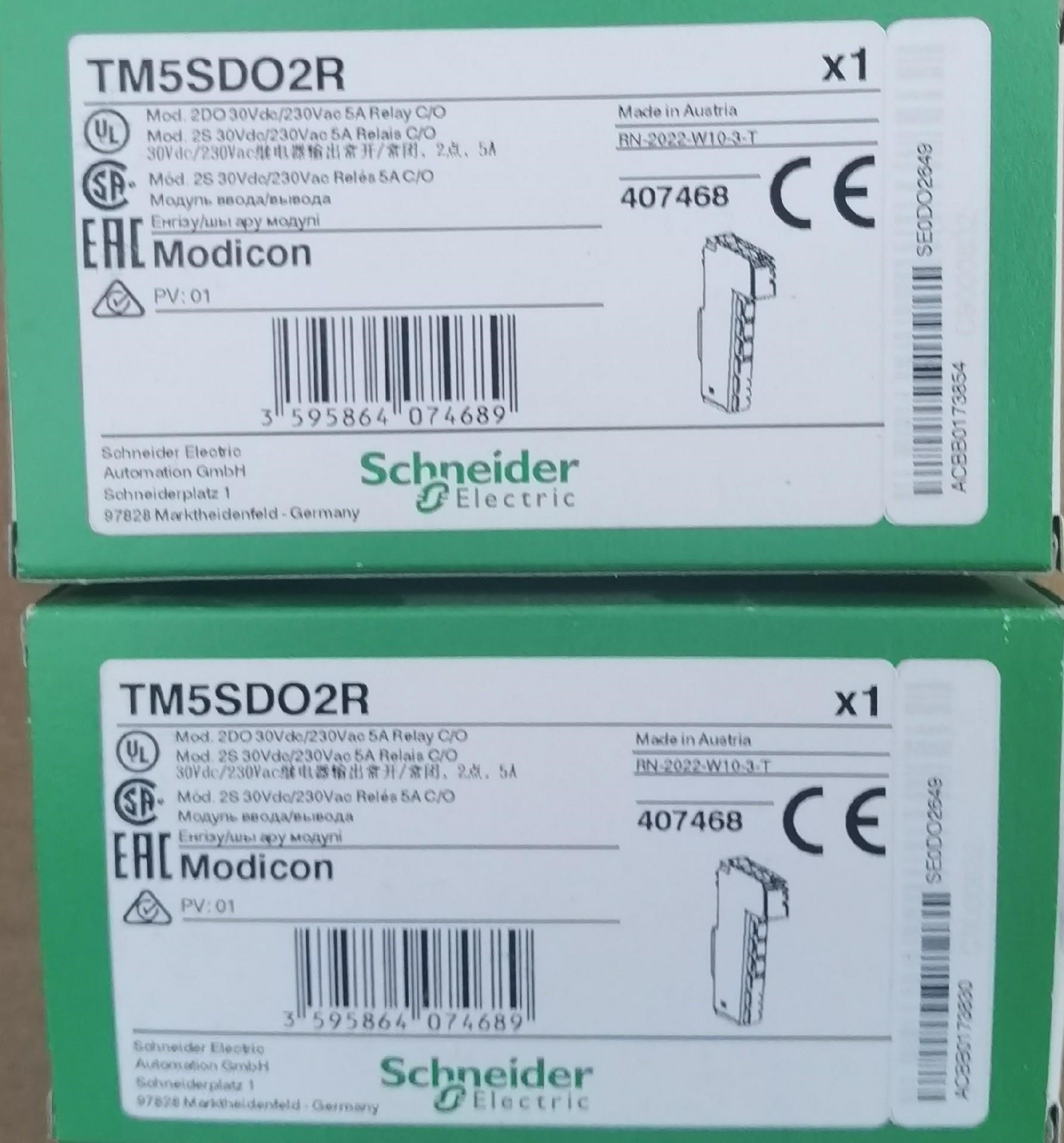 施耐德TM5数字量输出模块 TM5SDO2R