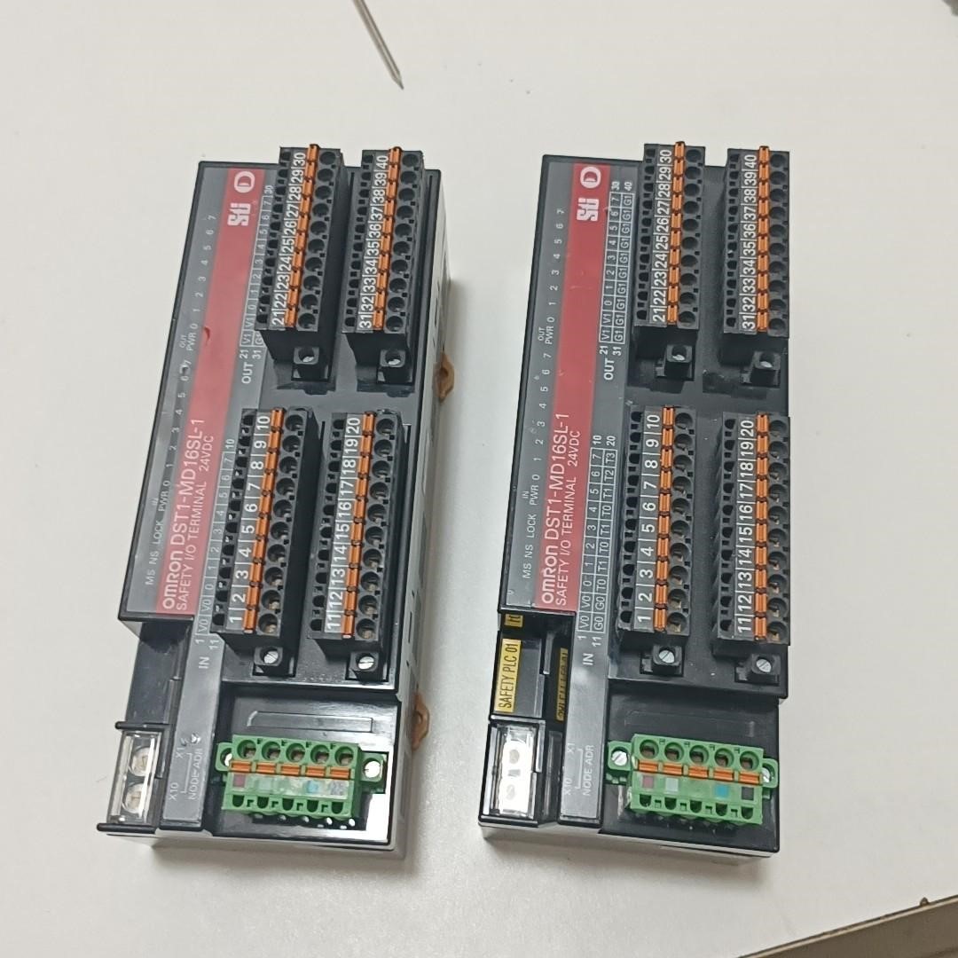 二手OMRON欧姆龙控制器安全I/O端子DST1-MD16S