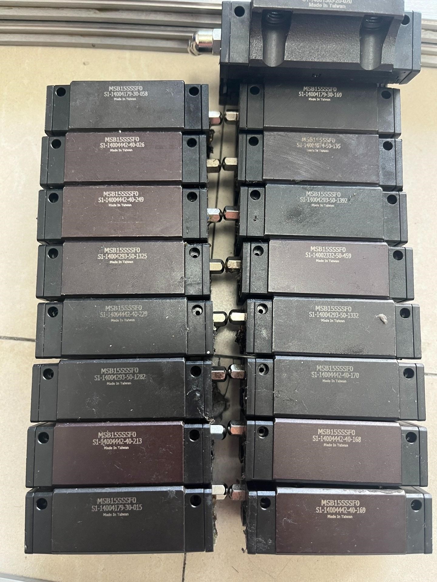 MSB15SSSF0滑块MSB15U滑道,丝杆看图,能一起打