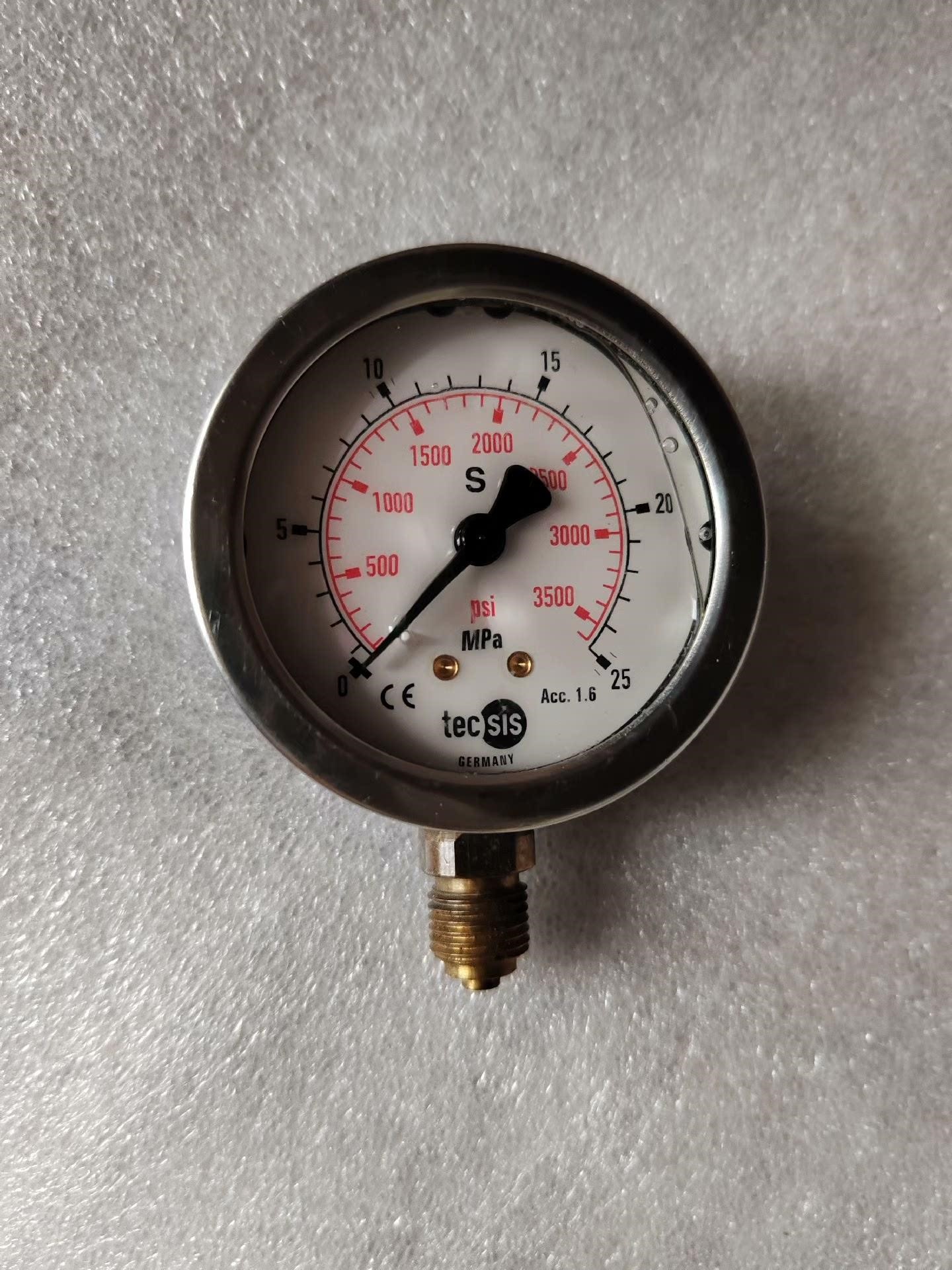 tecsis德国泰科思压力表0-3500MPa，图片实拍，需
