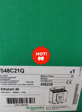 ATS48C21Q，施耐德软起全新原装现货供应