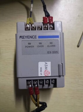 基恩士位移检测器EX-205，二手拆机，成色漂亮，功能包好，