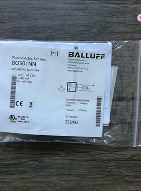 全新原装正品 巴鲁夫 BOS01NN 传感器 BOS 08E