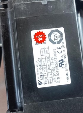 安川伺服电机SGMJV-04ADA21成色如图，保证正品质量