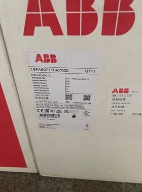 ABB软启动PSE142-600-7全新未拆封，有意私聊谢谢