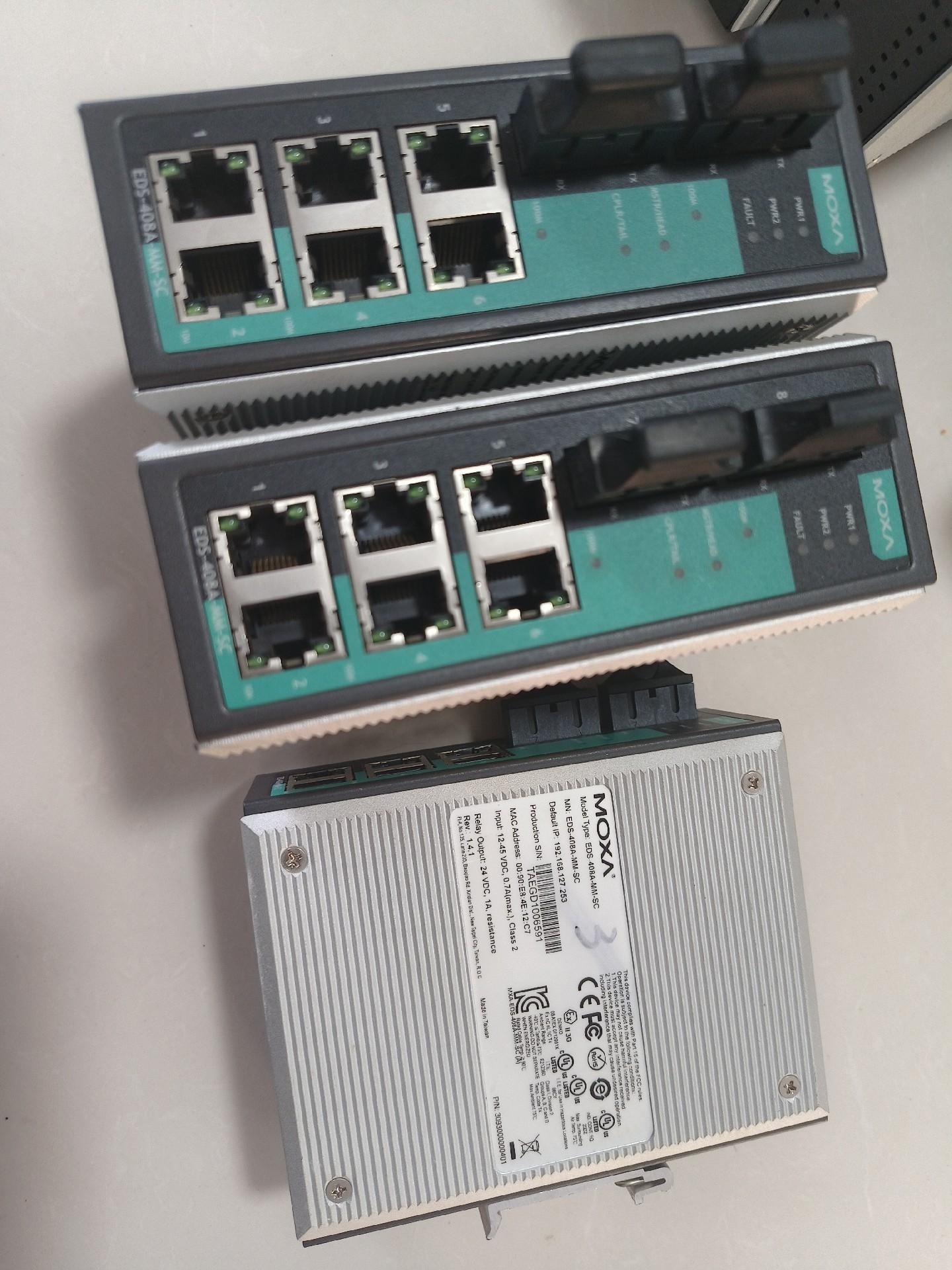 MOXA EDS 408A MM SC 208A 308A工