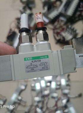 CKD电磁阀  型号4JA239  设备拆机件  成色如图实