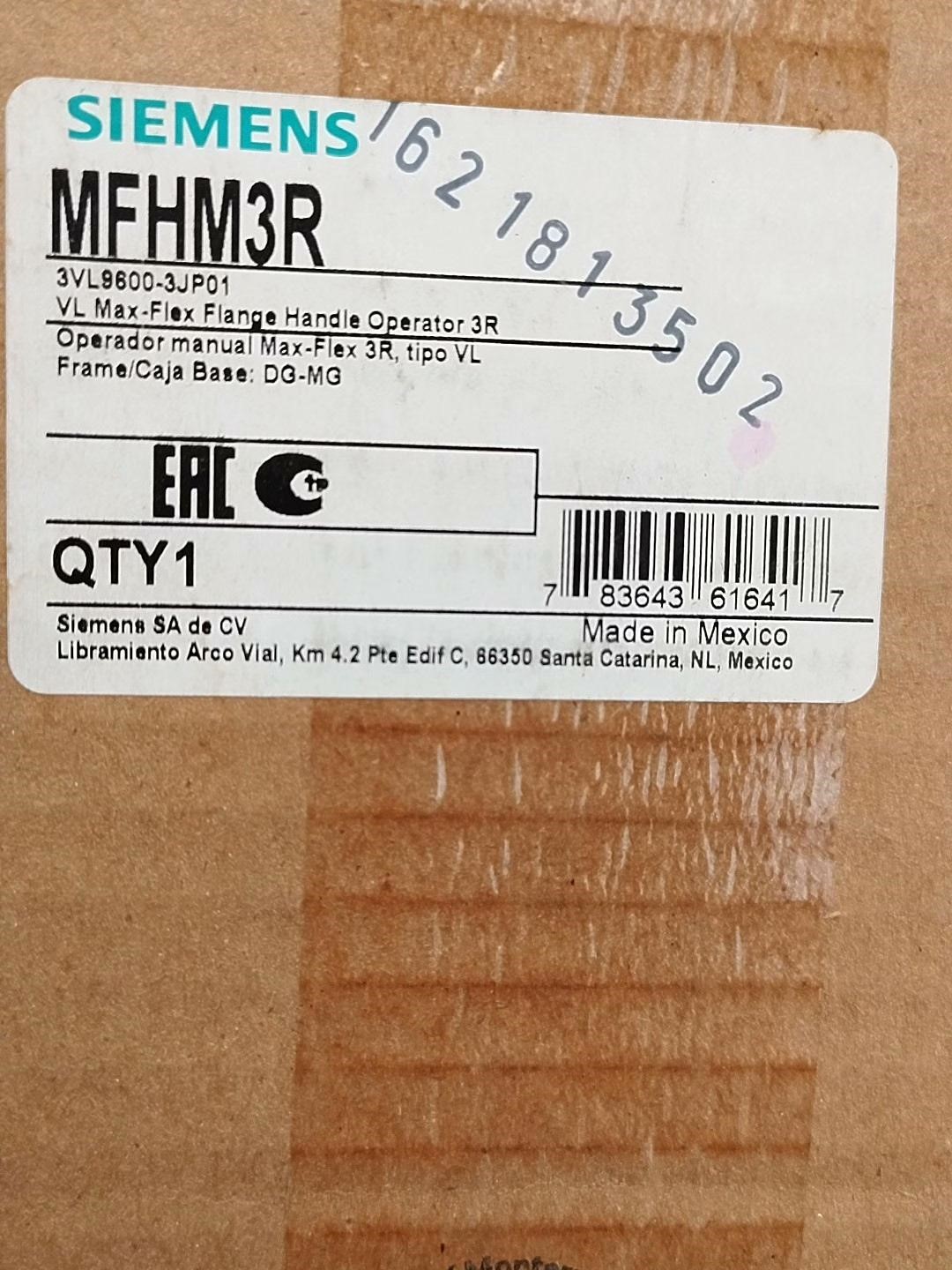 西门子MFHM3R全新3VL9600-3JP01数量9个，单