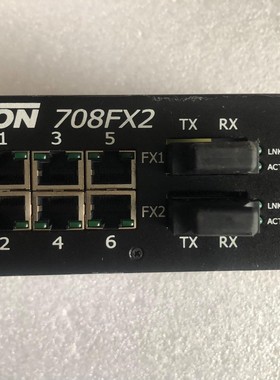 恩创 N-TRON  708FX2-SC 交换机 二手拆机，