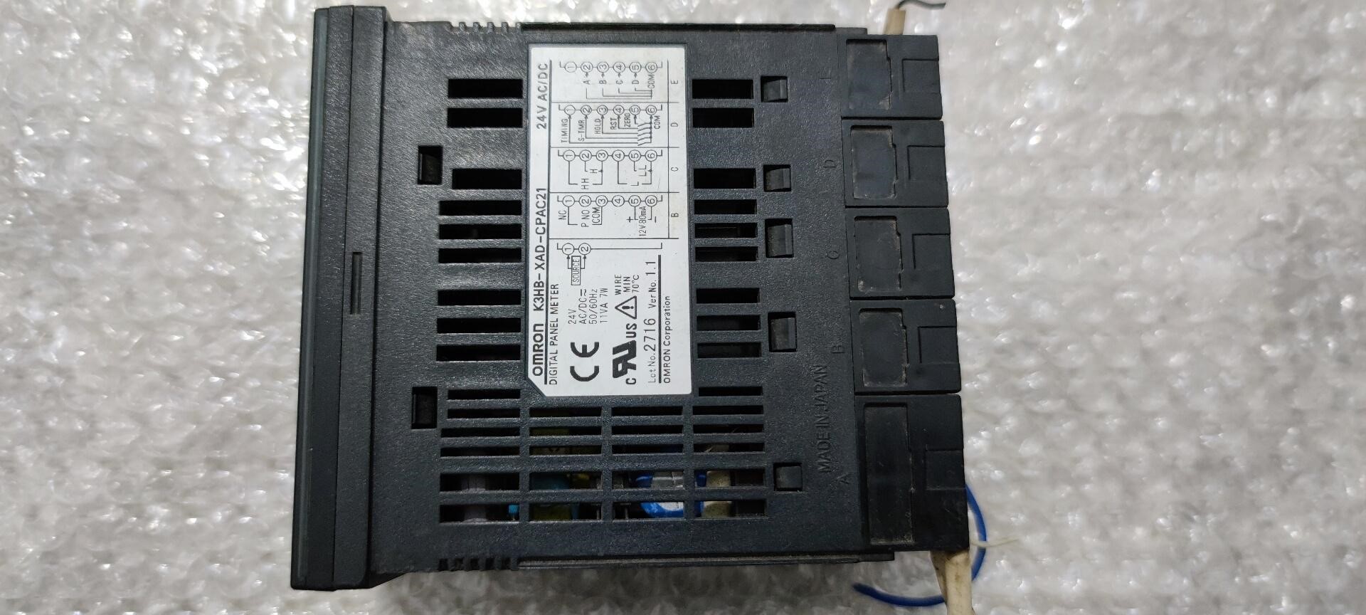 欧姆龙K3HB-XAD-CPAC21数字面板表 原装拆机