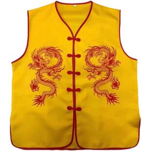 香客进客服装拜佛寺庙印龙马甲法会公庙祈福烧香可定制印字背心