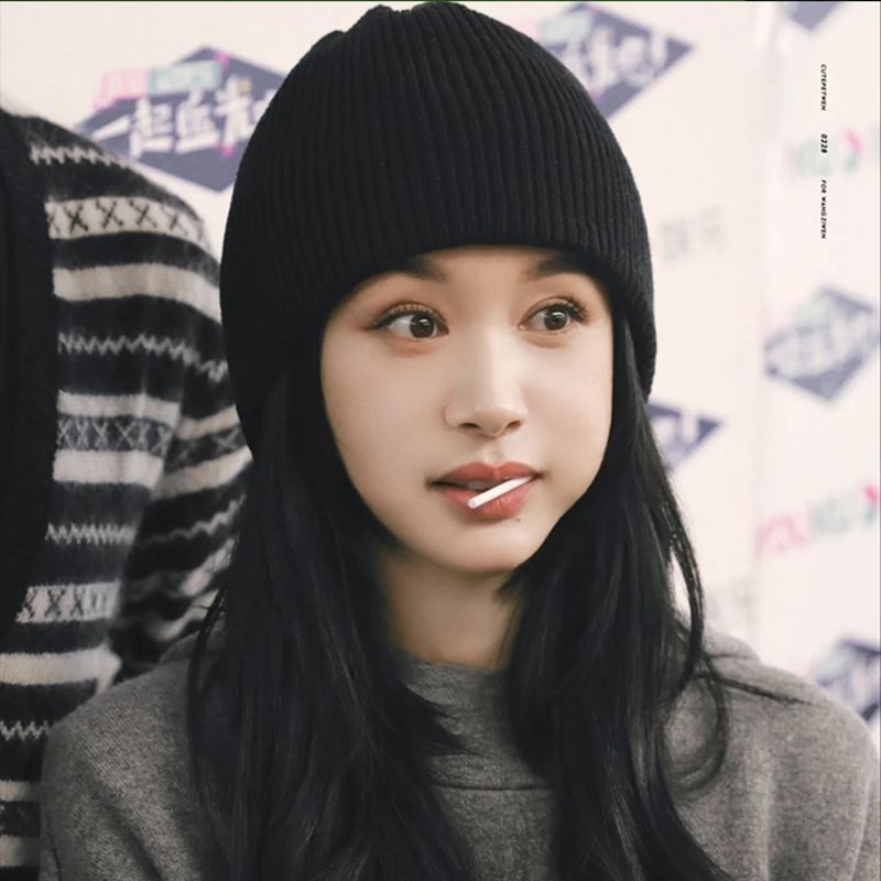 王子文同款冷帽套头帽