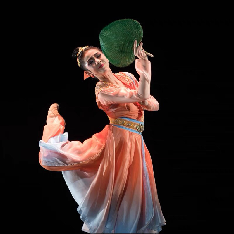 越女词同款舞蹈服古典舞演出服儿童舞蹈服中国舞台表演剧目服装