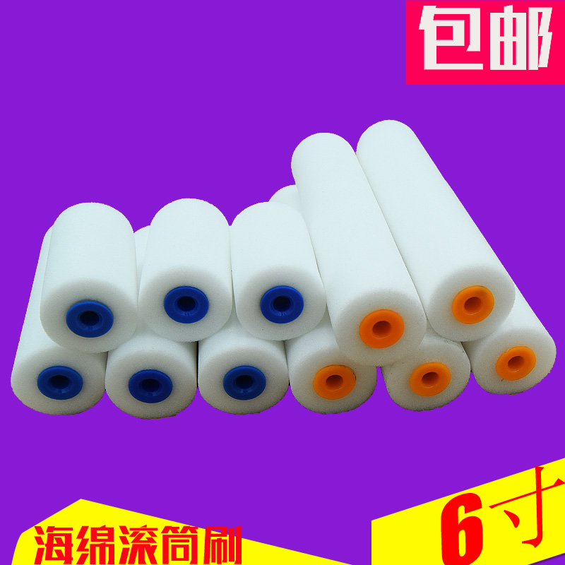 易力友海绵滚筒刷油漆进口聚酯海绵耐油性海绵滚筒50密度迷你滚筒