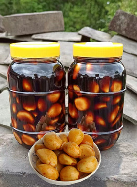 酱油开胃菜腊八腌制大蒜瓶装
