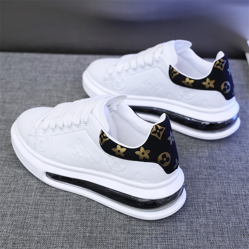 休闲运动真皮轻便软底防滑防臭2025新款透气气垫小白鞋男女休闲运