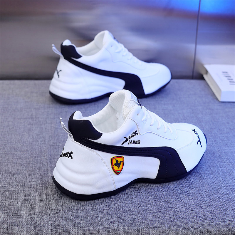 休闲运动真皮软底软面2025春秋四季新款防水防滑男女皮蓬休闲运动