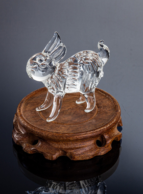 水晶十二生肖生日礼物装饰摆件