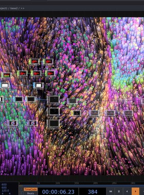 TouchDesigner源文件 粒子系统 Cpu particle  数字新媒体艺术