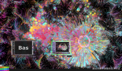 TouchDesigner源文件 Leapmotion 手势互动 释放和收缩两种模式