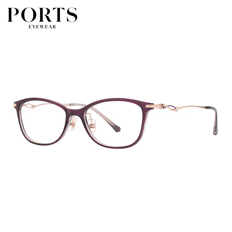 宝姿防蓝光近视眼镜女可配度数