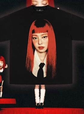 Jennie金珍妮同款solo2專輯短袖T恤女宽松周邊上男女夏季tee