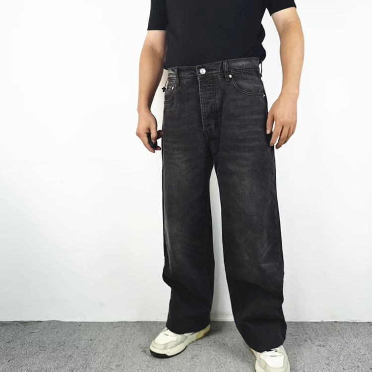 忧郁的富二代Baggy休闲男牛仔裤