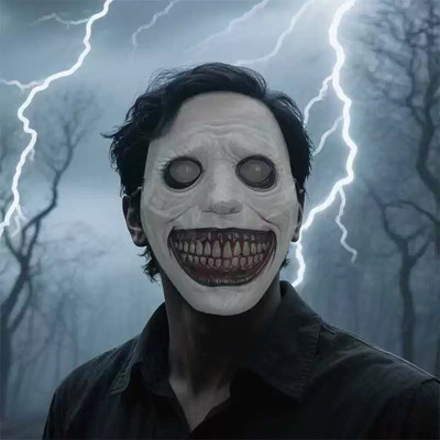 驱魔人面具令人毛骨悚然的万圣节