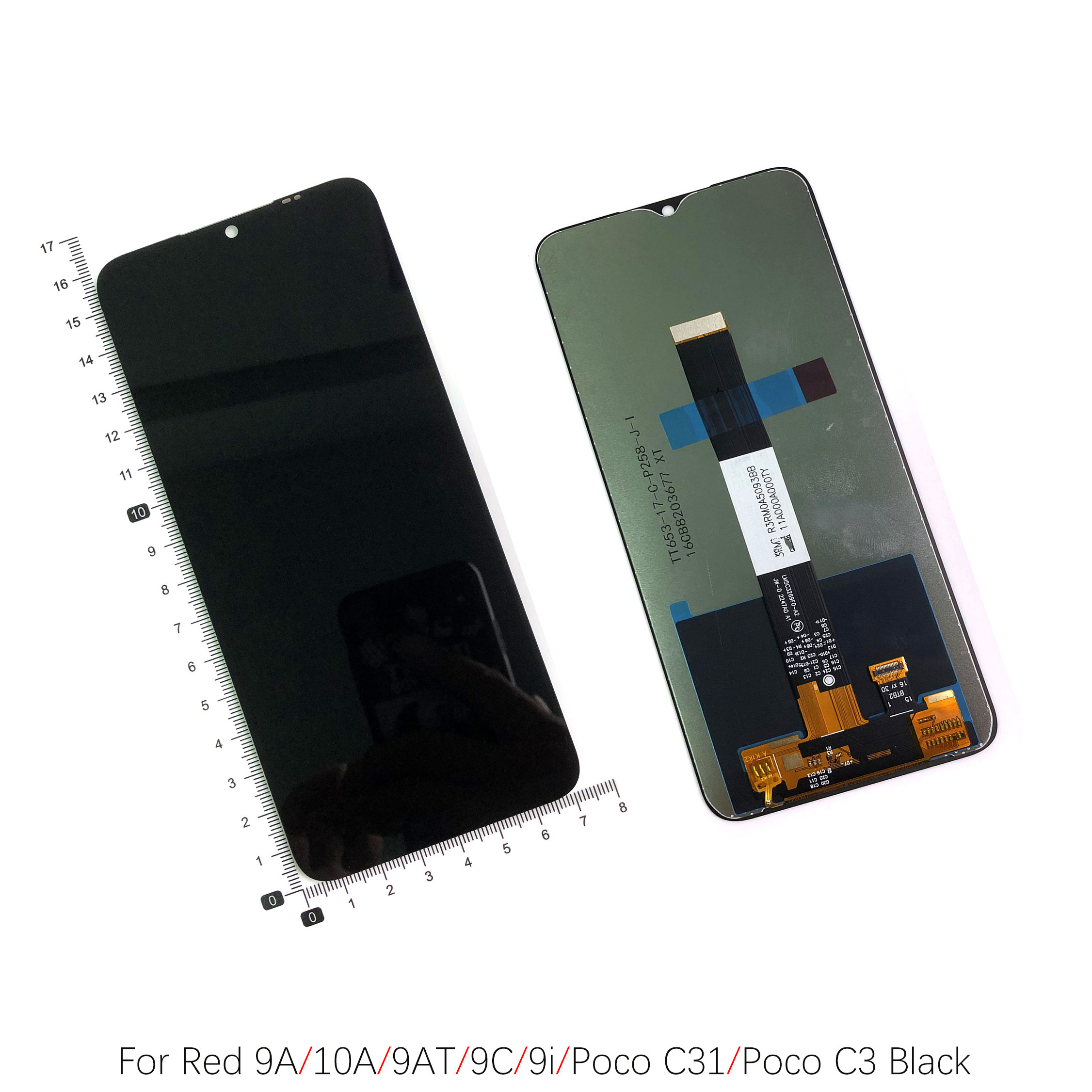 适用于小米红米9A 10A 9C Poco C3 C31 Note9 9t M3显示屏屏幕