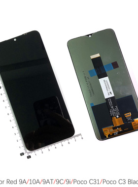 适用于小米红米9A 10A 9C Poco C3 C31 Note9 9t M3显示屏屏幕